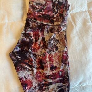 lululemon athletica Multicolor Wunder Train Leggings - Pink, Purple, Black